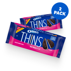 Thins Extra Stuf Chocolate Sandwich Cookies, Family Size